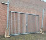 Volblad verzinkt stalen toegangspoorten, Ophalen, Met poort, Gebruikt, Spijlenhekwerk