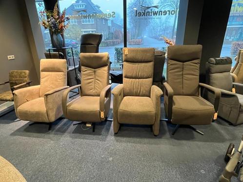 Nieuw en gebruikte Sta op en Relax stoelen, Stof, Leder etc., Huis en Inrichting, Fauteuils, Nieuw, Hout, Kunststof, Leer, Metaal