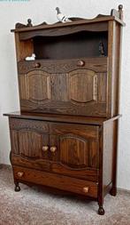 Vintage commode met klepkast - Opknapper, Gebruikt, 100 tot 150 cm, Met lade(s), 25 tot 50 cm