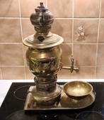 Koperen samovaar compleet in bruikbare staat met merktekens, Antiek en Kunst, Ophalen of Verzenden