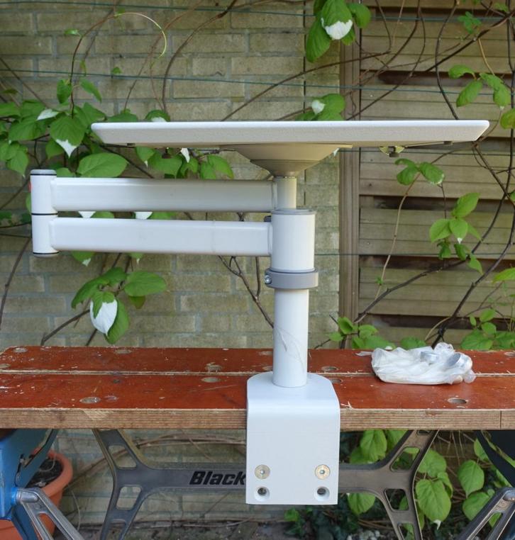 Monitorstandaard voor beeldscherm of kleine televisie, Diversen, Bureau-accessoires, Gebruikt, Ophalen of Verzenden