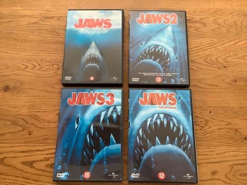 JAWS Reeks de delen 1-2-3-4 mooie staat 19,95 incl. verzend., Cd's en Dvd's, Dvd's | Klassiekers, Zo goed als nieuw, Actie en Avontuur