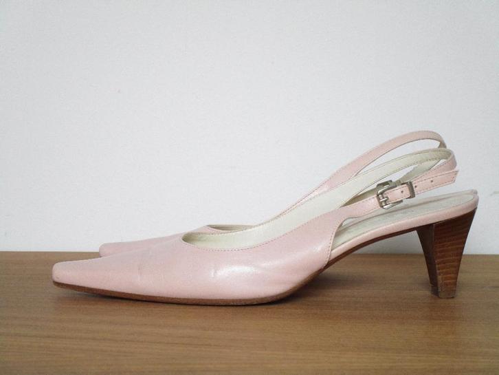 Nr.68: Mooie Pumps schoenen van Ab Donkers maat 39, Kleding | Dames, Schoenen, Zo goed als nieuw, Pumps, Roze, Ophalen of Verzenden