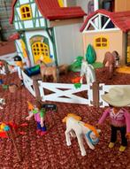 Playmobil manege met paarden, Ophalen of Verzenden, Gebruikt