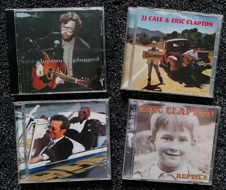 Eric Clapton solo, met JJ Cale en met BB King - 4 album cd's, Cd's en Dvd's, Cd's | Pop, Zo goed als nieuw, 2000 tot heden, Ophalen of Verzenden
