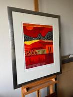 Ronald Boonacker, ingelijste zeefdruk Toscane III, Antiek en Kunst, Ophalen