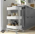 Nieuw in doos Ikea Raskog trolley roltafel wit, Ophalen of Verzenden, Nieuw