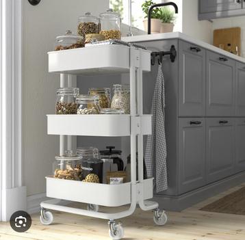 Nieuw in doos Ikea Raskog trolley roltafel wit beschikbaar voor biedingen