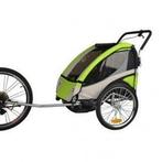 Fietskar 2 kinderen met wandeloptie, Fietsen en Brommers, Ophalen, Gebruikt, Kinderkar, 40 tot 60 kg