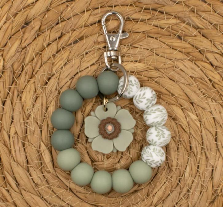 Tassenhangers van siliconen kralen, Verzamelen, Sleutelhangers, Nieuw, Dier of Natuur, Ophalen of Verzenden