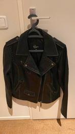 Dekkers leren dames jas met studs (zacht leer), Ophalen of Verzenden, Zo goed als nieuw, Maat 38/40 (M), Zwart