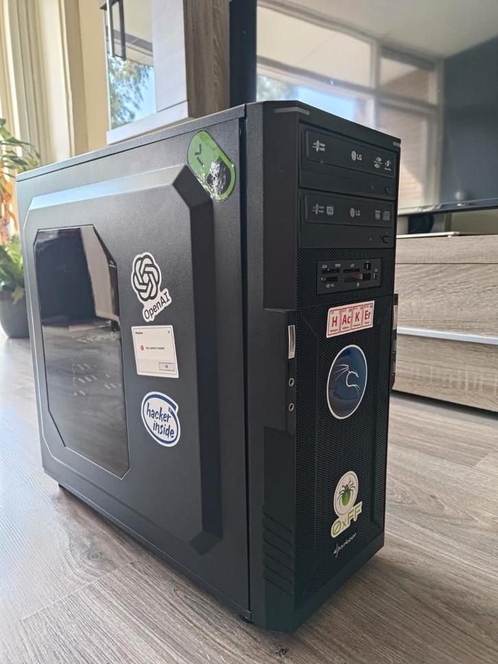 Gebruikte "Gaming" PC, Computers en Software, Desktop Pc's, Gebruikt, 3 tot 4 Ghz, HDD, SSD, 16 GB, Met videokaart, Gaming, Ophalen