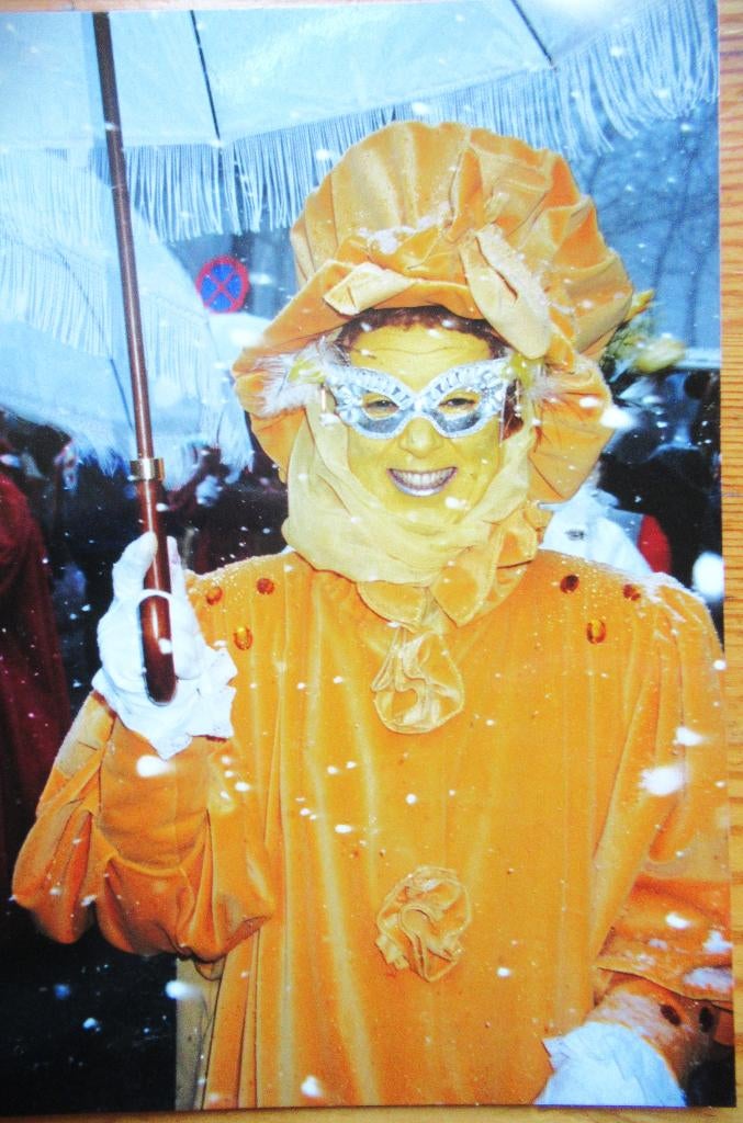 carnaval kostuum 'freule', Ophalen of Verzenden, Zo goed als nieuw, Carnaval, Kleding