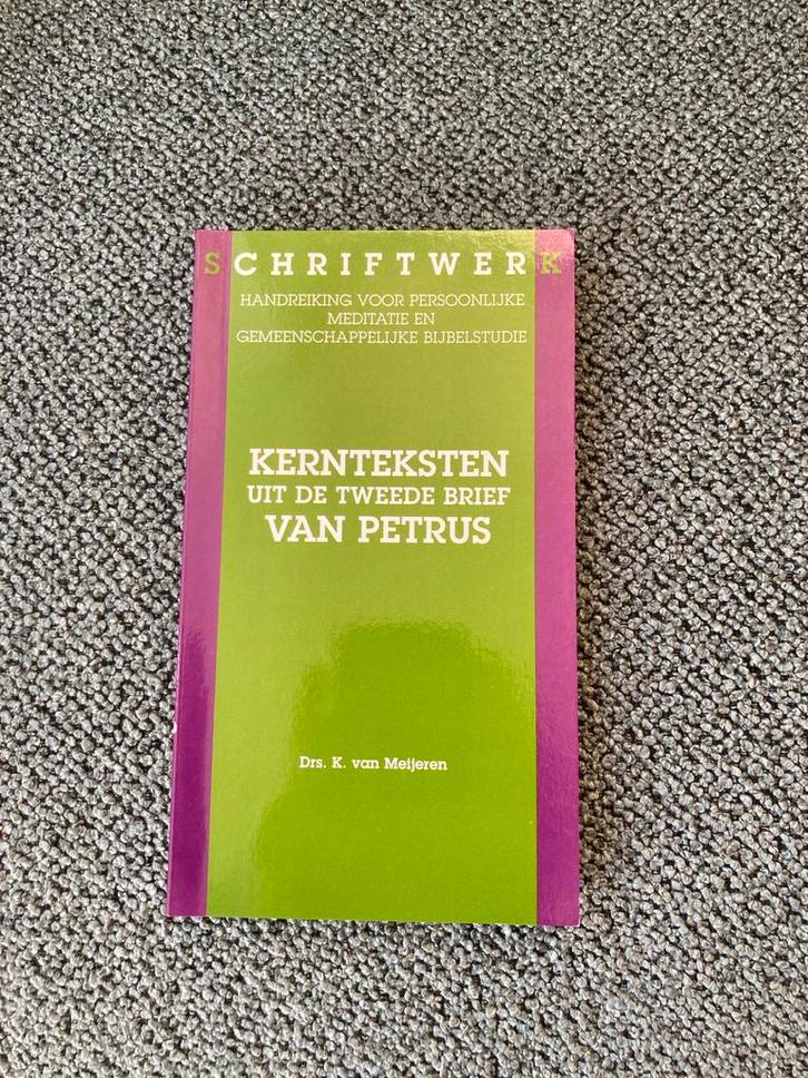 Kernteksten uit de Tweede brief van Petrus, Boeken, Godsdienst en Theologie, Zo goed als nieuw, Christendom | Protestants, Ophalen of Verzenden