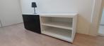 Mooie witte Besta kast met hoogglans zwarte deur van Ikea, Huis en Inrichting, Kasten | Wandmeubels, Ophalen, Met deur(en), Zo goed als nieuw