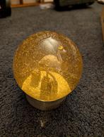 Snowglobe schudbol goud flamingo nieuw, Led-lamp, Minder dan 30 watt, Zo goed als nieuw, E27 (groot)
