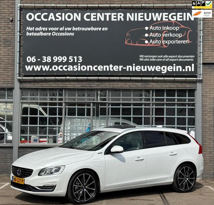 Volvo V60 2.4 D5 Twin Engine Special Edition ECC/LEER/NAP!, Auto's, Volvo, Bedrijf, Te koop, V60, 4x4, ABS, Airbags, Airconditioning