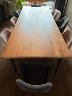 Massief eiken eettafel 280cm lang, Huis en Inrichting, Tafels | Eettafels, Ophalen, 200 cm of meer, 50 tot 100 cm, Zo goed als nieuw