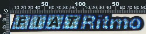 Sticker: Fiat - Ritmo (Glittersticker), Verzamelen, Stickers, Zo goed als nieuw, Auto of Motor, Verzenden