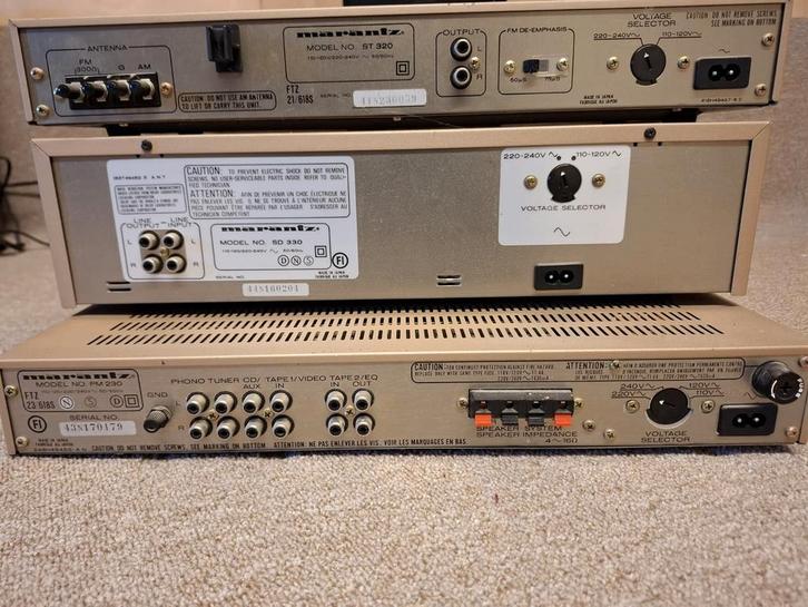 Complete Marantz set met speakers, Audio, Tv en Foto, Stereo-sets, Ophalen of Verzenden
