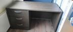 Bureau - stevig en groot,  grijs bureau, Huis en Inrichting, Bureaus, Ophalen, Gebruikt, Bureau