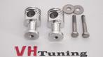 Highwayhawk 6,5CM RVS chroom handlebar riser set, Motoren, Tuning en Styling