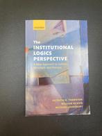 The institutional Logic perspective, Ophalen of Verzenden, Zo goed als nieuw, WO, Oxford