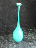 Murano Italië Vetro Style Blauw/Wit Steelvaas, Ophalen
