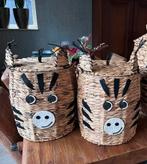 Zeegras speelgoed mand/ opberg mand/ riet kinderkamer, Ophalen, Zo goed als nieuw, Rond, Riet