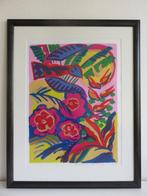 Zeefdruk Frank Rosen Tahiti Hibiscus, Antiek en Kunst, Kunst | Litho's en Zeefdrukken, Ophalen