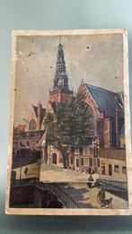Oude Ansichtkaart Amsterdam Oudekerksplein, Ophalen of Verzenden