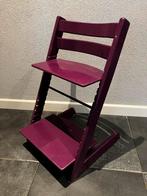 Tripp Trapp kinderstoel - paars, Kinderen en Baby's, Kinderstoelen, Ophalen, Gebruikt, Meegroeistoel, Aanschuifbaar