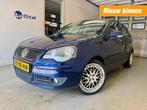 Volkswagen POLO 1.6-16V Optive 5drs KOUDE AIRCO RIJDT GOED N, Voorwielaandrijving, Gebruikt, 4 cilinders, Blauw