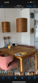 Ikea Tafel massief beuken uitschuifbaar, Ophalen of Verzenden, Gebruikt, 25 tot 50 cm, Rechthoekig