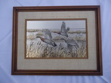 kader met eenden van Franklin Mint collector's item beschikbaar voor biedingen