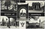 Middelburg, Koepoort, Lange Jan, stadswapen, Verzenden, 1960 tot 1980, Gelopen, Zeeland