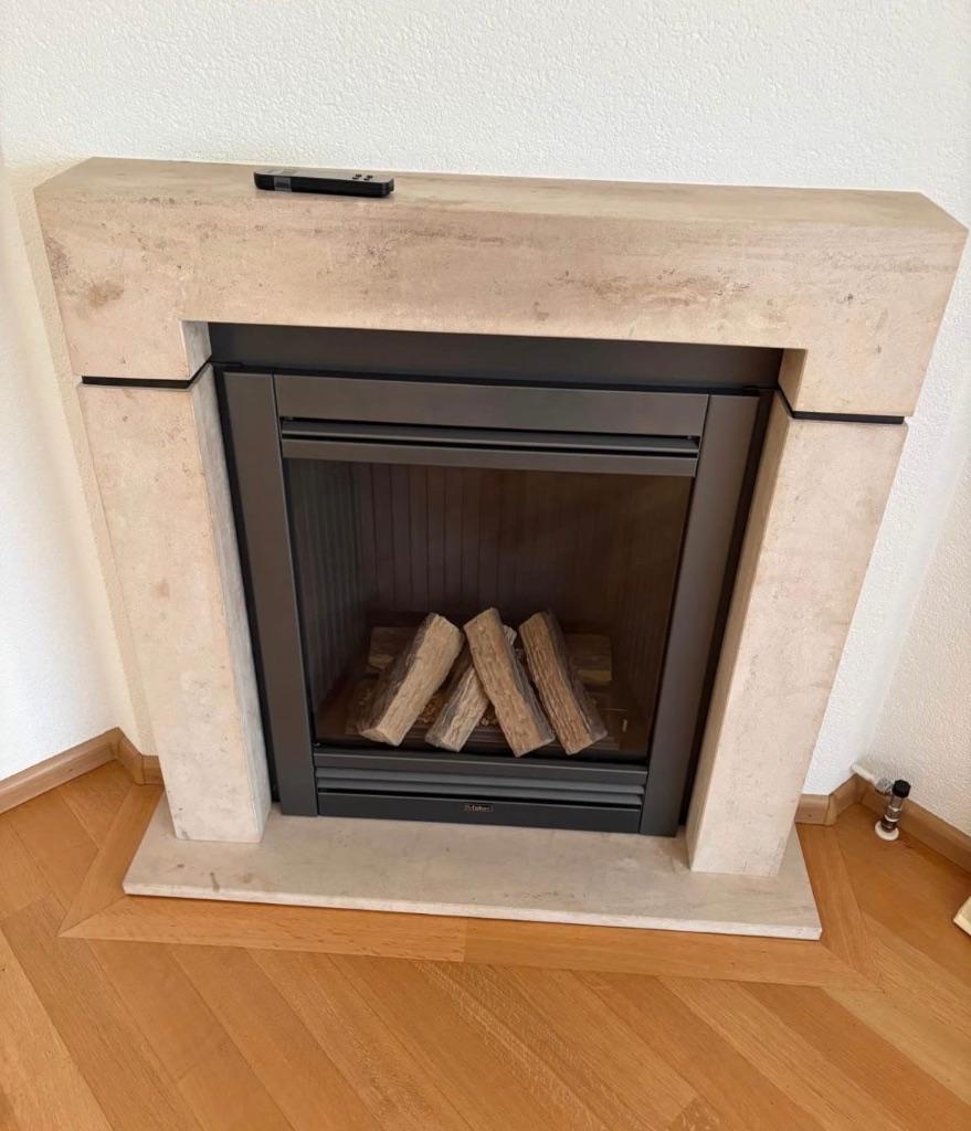 Gashaard, Ophalen, Gebruikt, Vrijstaande haard, Gashaard