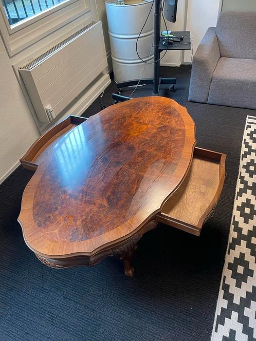 Antieke Salontafel met Lades, Antiek en Kunst, Antiek | Meubels | Tafels, Ophalen
