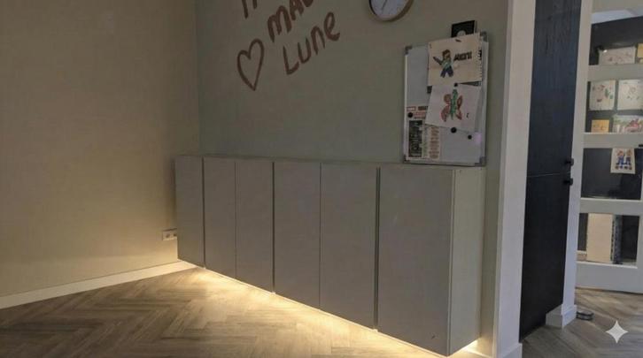 Wand kast (IVAR IKEA), Huis en Inrichting, Kasten | Wandmeubels, Gebruikt, Minder dan 100 cm, 200 tot 250 cm, 25 tot 50 cm, Met deur(en)