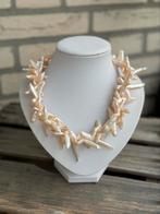 Biwa kruis zoetwater Parel ketting, Ophalen of Verzenden, Nieuw