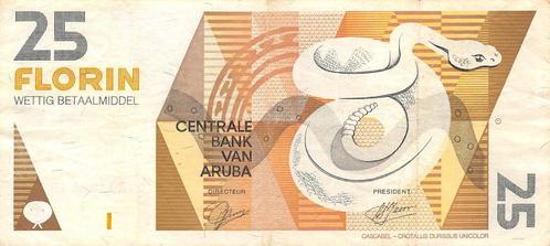 Aruba 25 Florin 1993 Vf pn 12, Postzegels en Munten, Bankbiljetten | Amerika, Los biljet, Midden-Amerika, Ophalen of Verzenden