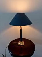 Caravell schemerlamp met geplooide kap klassiek blauw super, Ophalen, Hollywood Regency vintage modern, Zo goed als nieuw, Minder dan 50 cm