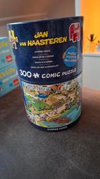 Puzzel jan van haasteren - camping chaos 300 stukjes, Ophalen of Verzenden, Minder dan 500 stukjes, Zo goed als nieuw, Legpuzzel