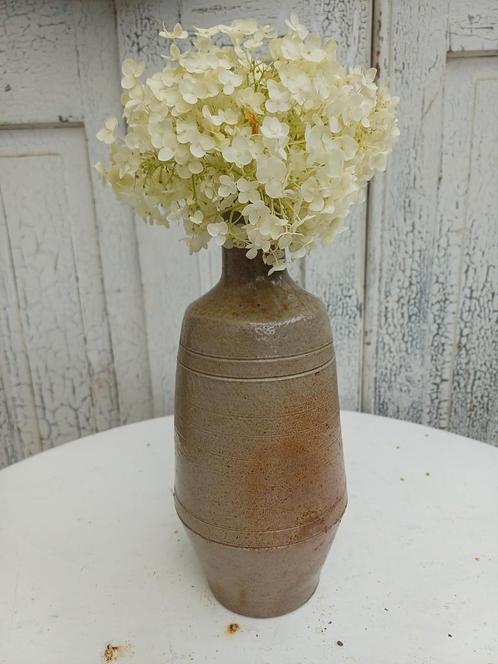 Oude kruik, fles, steengoed, gresfles. Fanse fles, Antiek en Kunst, Curiosa en Brocante, Verzenden