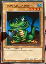 Yu-Gi-Oh! Toon Alligator LDS1 1st Edition Promo !, Hobby en Vrije tijd, Verzenden, Zo goed als nieuw, Losse kaart