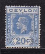1807 - Ceylon michel 197 gestempeld , Koning George V, Verzenden, Gestempeld, Oost-Azië