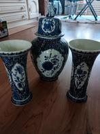 Set van 3 vazen. Delfts Blauw by Boch., Antiek en Kunst, Antiek | Vazen, Ophalen of Verzenden