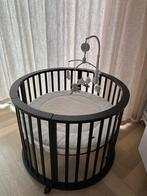 Ronde box zwart met wielen, Kinderen en Baby's, Boxen, Ophalen, Zo goed als nieuw, Rond, Boxkleed