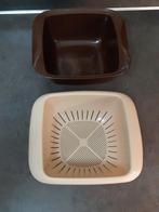 Vintage vergiet + uitlekbak bruin Sulo SL 2000, Huis en Inrichting, Ophalen of Verzenden, Zo goed als nieuw