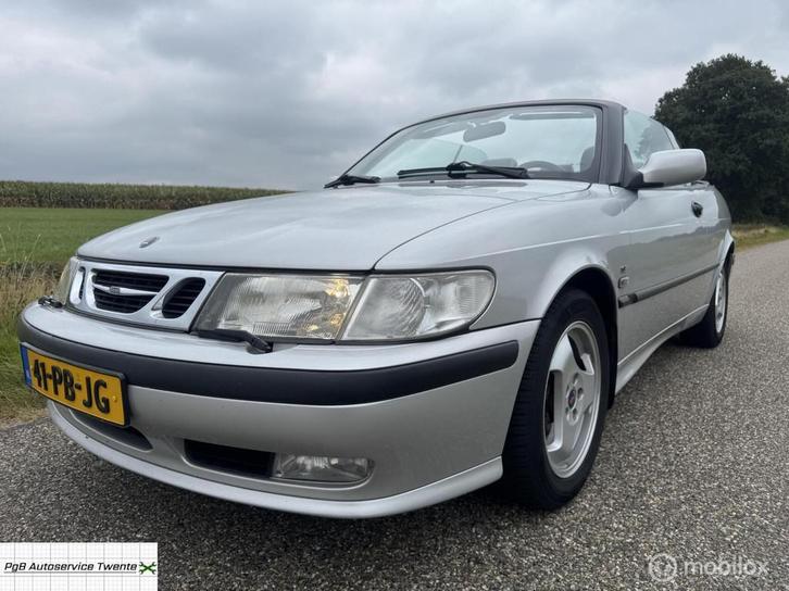 Saab 9-3 2.0t SE 154pk Cabrio 2000 volledig onderhouden!, Auto's, Saab, Bedrijf, Te koop, Saab 9-3, ABS, Airbags, Airconditioning